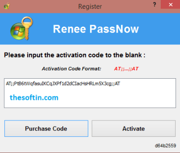 renee passnow activation code